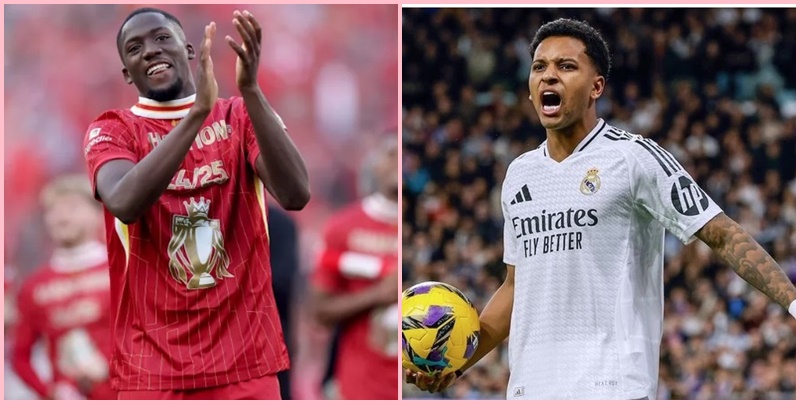 Real Madrid sẵn sàng đổi Rodrygo cho Liverpool để lấy Konate